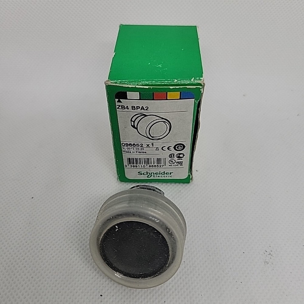 Schneider Electric ZB4-BPA2 Non-Illuminated Black Pushbutton ZB4-BA2